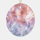 煙の蒸気Phosphene -抽象美術 セラミックオーナメント (左)