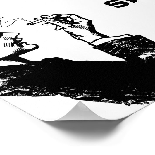 煙もしだ得ぞ ポスター (角)