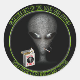 煙もしだ得!シール ラウンドシール