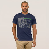 煙らされた海軍ティー Tシャツ (正面フル)