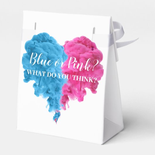 煙をテーマにしたジェンダーが好意ボックスを明らかにする フェイバーボックス (裏面サイド)