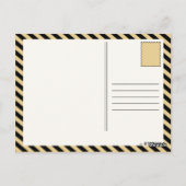 煙を吐く ポストカード (裏面)