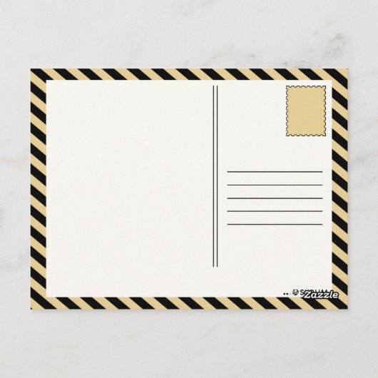 煙を吐く ポストカード (裏面)