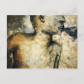 煙を吐く ポストカード (正面)