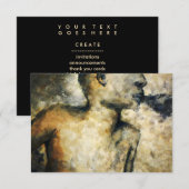 煙を吐く 招待状 (正面/裏面)