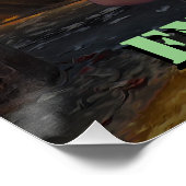 煙を楽しむ少女 ポスター (コーナー)