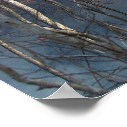 煙を燃やす ポスター (角)