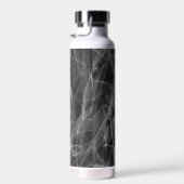 煙エレガント渦巻き – 神秘的な美学 ウォーターボトル (右面)