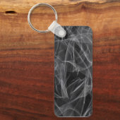 煙エレガント渦巻き – 神秘的な美学 キーホルダー (正面)