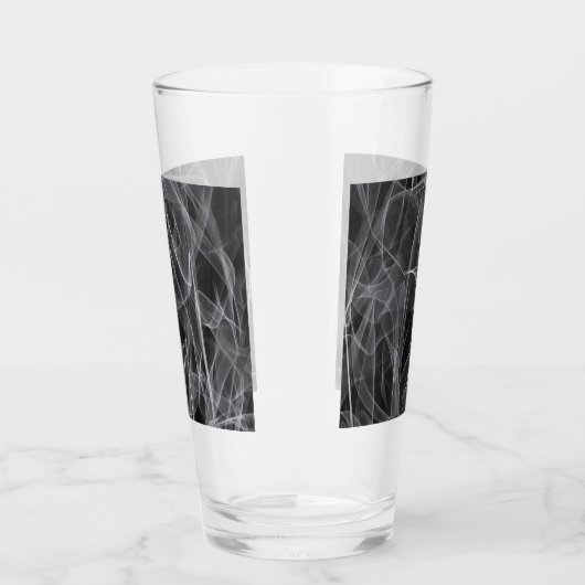 煙エレガント渦巻き – 神秘的な美学 タンブラーグラス (左)