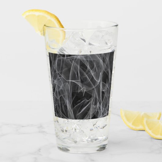 煙エレガント渦巻き – 神秘的な美学 タンブラーグラス (アイス正面)