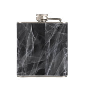 煙エレガント渦巻き – 神秘的な美学 フラスク (裏面)