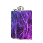 煙エレガント渦巻き – 神秘的な美学 フラスク (左)