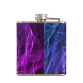 煙エレガント渦巻き – 神秘的な美学 フラスク (裏面)