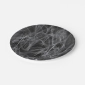 煙エレガント渦巻き – 神秘的な美学 ペーパープレート (アングル)