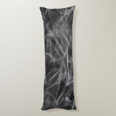 煙エレガント渦巻き – 神秘的な美学 ボディピロー (裏面 (縦))