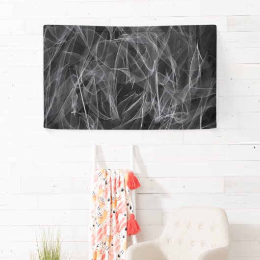 煙エレガント渦巻き – 神秘的な美学 横断幕 (インサイチュ)