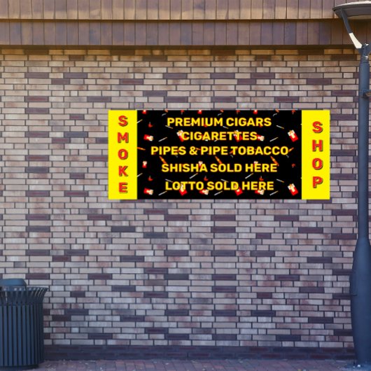 煙カスタマイズ屋たばこタバコたばこ 横断幕