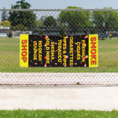 煙カスタマイズ屋たばこタバコたばこ 横断幕 (インサイチュ)