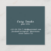 煙カラフルVapeショップ名刺 スクエア名刺 (裏面)
