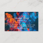 煙カラフルVapeショップ名刺 名刺 (裏面)