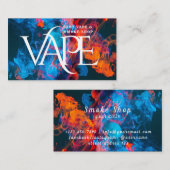 煙カラフルVapeショップ名刺 名刺 (正面/裏面)