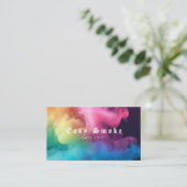 煙カラフルVapeショップ名刺 名刺 (スタンド正面)