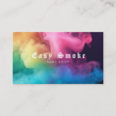 煙カラフルVapeショップ名刺 名刺 (正面)