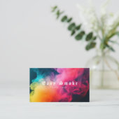 煙カラフルVapeショップ名刺 名刺 (スタンド正面)