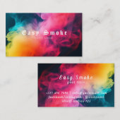 煙カラフルVapeショップ名刺 名刺 (正面/裏面)