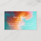 煙カラフルVapeショップ名刺 名刺 (裏面)