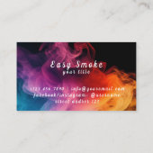 煙カラフルVapeショップ名刺 名刺 (裏面)