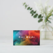 煙カラフルVapeショップ名刺 名刺 (スタンド正面)