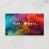 煙カラフルVapeショップ名刺 名刺 (正面)