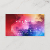 煙カラフルVapeショップ名刺 名刺 (裏面)