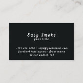 煙カラフルVapeショップ名刺 名刺 (裏面)