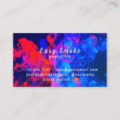煙カラフルVapeショップ名刺 名刺 (裏面)