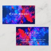 煙カラフルVapeショップ名刺 名刺 (正面/裏面)