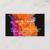 煙カラフルVapeショップ名刺 名刺 (裏面)