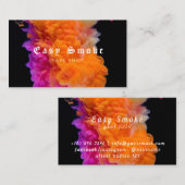 煙カラフルVapeショップ名刺 名刺 (正面/裏面)