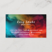 煙カラフルVapeショップ名刺 名刺 (裏面)