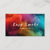 煙カラフルVapeショップ名刺 名刺 (正面)