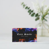 煙カラフルVapeショップ名刺 名刺 (スタンド正面)