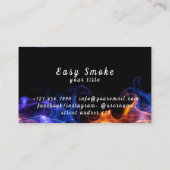煙カラフルVapeショップ名刺 名刺 (裏面)
