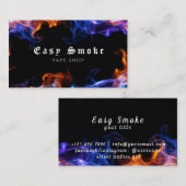 煙カラフルVapeショップ名刺 名刺 (正面/裏面)