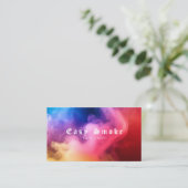 煙カラフルVapeショップ名刺 名刺 (スタンド正面)