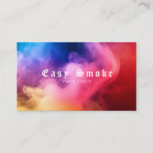 煙カラフルVapeショップ名刺 名刺 (正面)