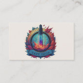 煙カラフルVapeショップ名刺 名刺 (正面)