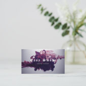 煙カラフルVapeショップ名刺 名刺 (スタンド正面)