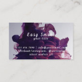 煙カラフルVapeショップ名刺 名刺 (裏面)